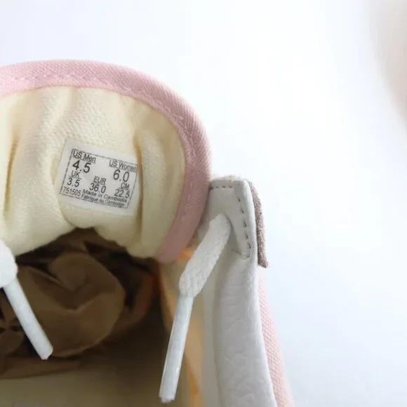 vans 7515505. old school. pink. white women size us 6 - Picture 9 of 11